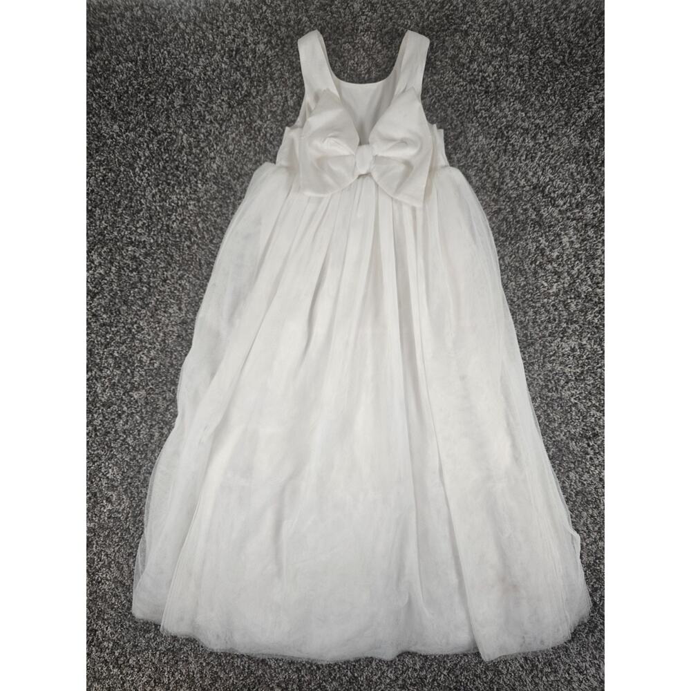 Show Me Your Mumu Mini Girls Sz 6-7 Flower Girl White Formal Dress Wedding NEW - Picture 2 of 10